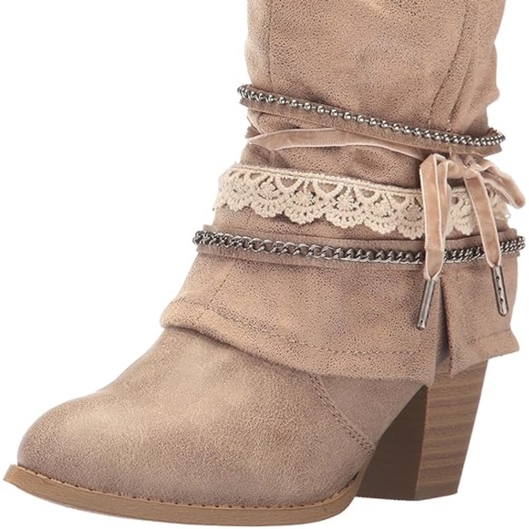 Jellypop Fedora Ankle Boooties in Brown sz 7 EUC - Picture 7 of 9